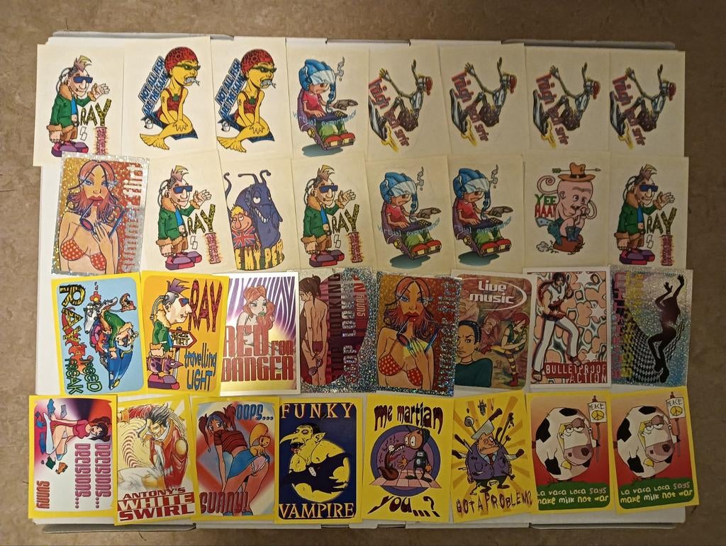 Fantastickers panini stickers 88 stuks, Verzenden, Gebruikt