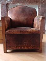 Leren clubfauteuil, Ophalen