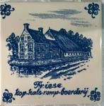 Friese kop-hals-romp boerderij tegel 11x11 cm Delfts blauw, Antiek en Kunst, Antiek | Wandborden en Tegels, Ophalen of Verzenden