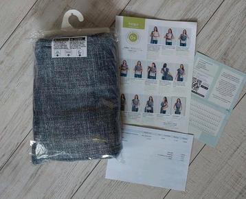 Katoenen draagdoek - denim blue beschikbaar voor biedingen