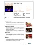 Kaartje voor ,, Bouke Rocks Elvis ,,, Tickets en Kaartjes, Eén persoon, Juni