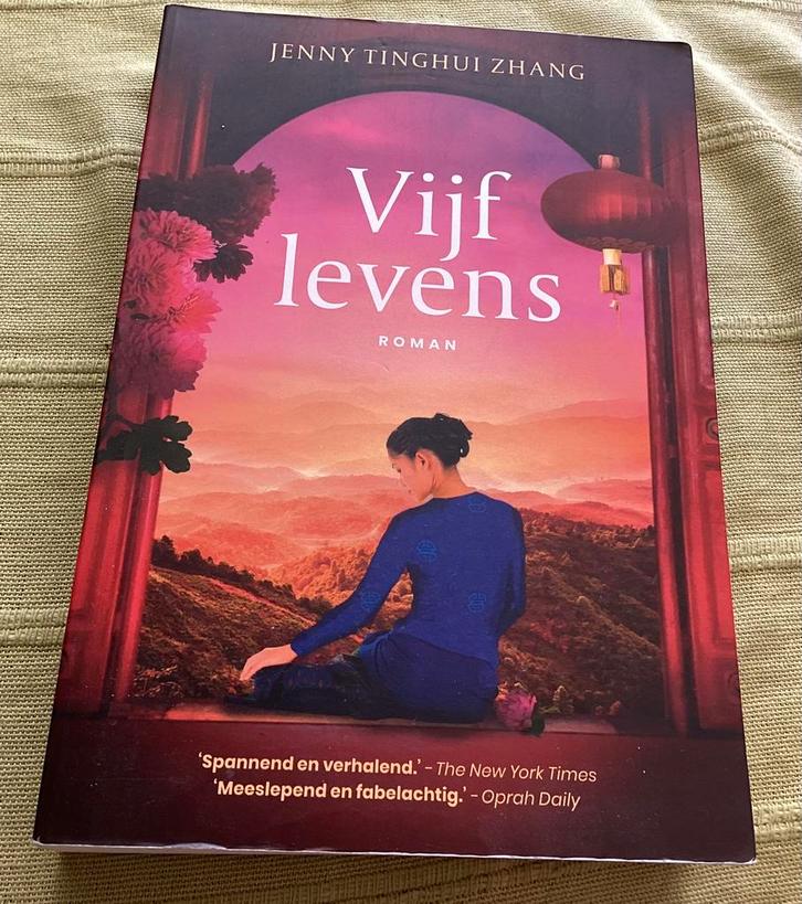 Jenny Tinghui Zhang, Vijf Levens., Boeken, Romans, Zo goed als nieuw, Ophalen of Verzenden