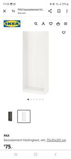Ikea kledingskast Pax, 75x58x201, 50 tot 100 cm, Ophalen of Verzenden, 50 tot 75 cm, Zo goed als nieuw