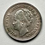 Nederlandse halve gulden munt 1929 (Wilhelmina, zilver 1/2G), Postzegels en Munten, Munten | Nederland, ½ gulden, Zilver, Ophalen of Verzenden