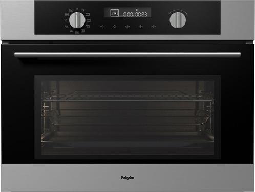 Pelgrim MAC 524 RVS combi oven, Witgoed en Apparatuur, Magnetrons, Nieuw, Inbouw, Combimagnetron, 45 tot 60 cm, Grill, Hete lucht