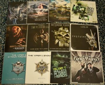 12x Various mixed collectie HARDCORE VINYL ook LOSSE VERKOOP beschikbaar voor biedingen