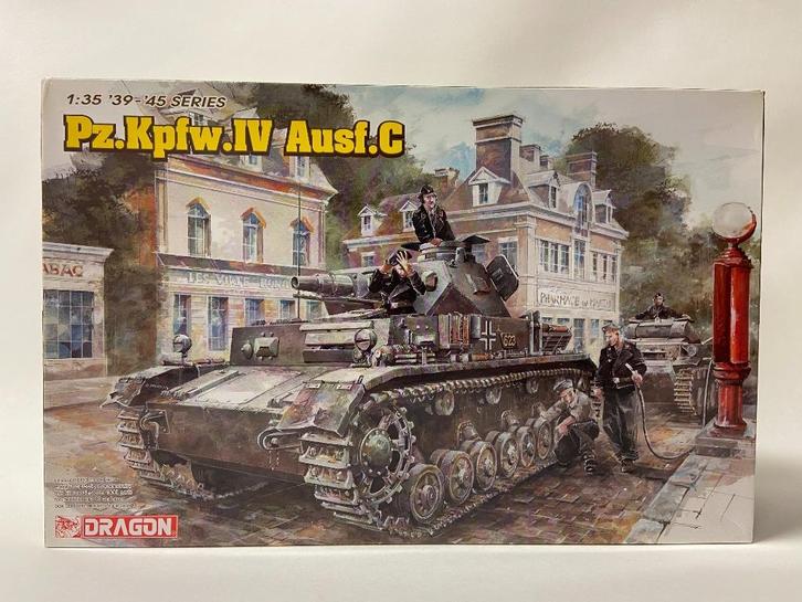 Dragon 1:35 Pz.Kpfw.IV Ausf.C, Hobby en Vrije tijd, Modelbouw | Auto's en Voertuigen, Zo goed als nieuw, Tank, 1:32 tot 1:50, Overige merken