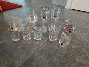 Diverse (speciaal)bierglazen beschikbaar voor biedingen