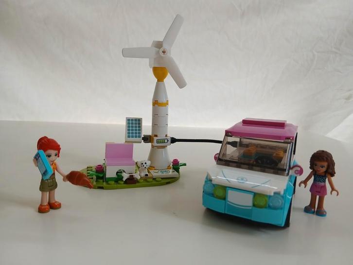 Mooie Lego Friends set electrisch auto 41443, Kinderen en Baby's, Speelgoed | Playmobil, Zo goed als nieuw, Ophalen of Verzenden