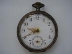 zilveren horloge zakhorloge, paard, loopt niet, Antiek en Kunst, Antiek | Goud en Zilver, Ophalen, Zilver