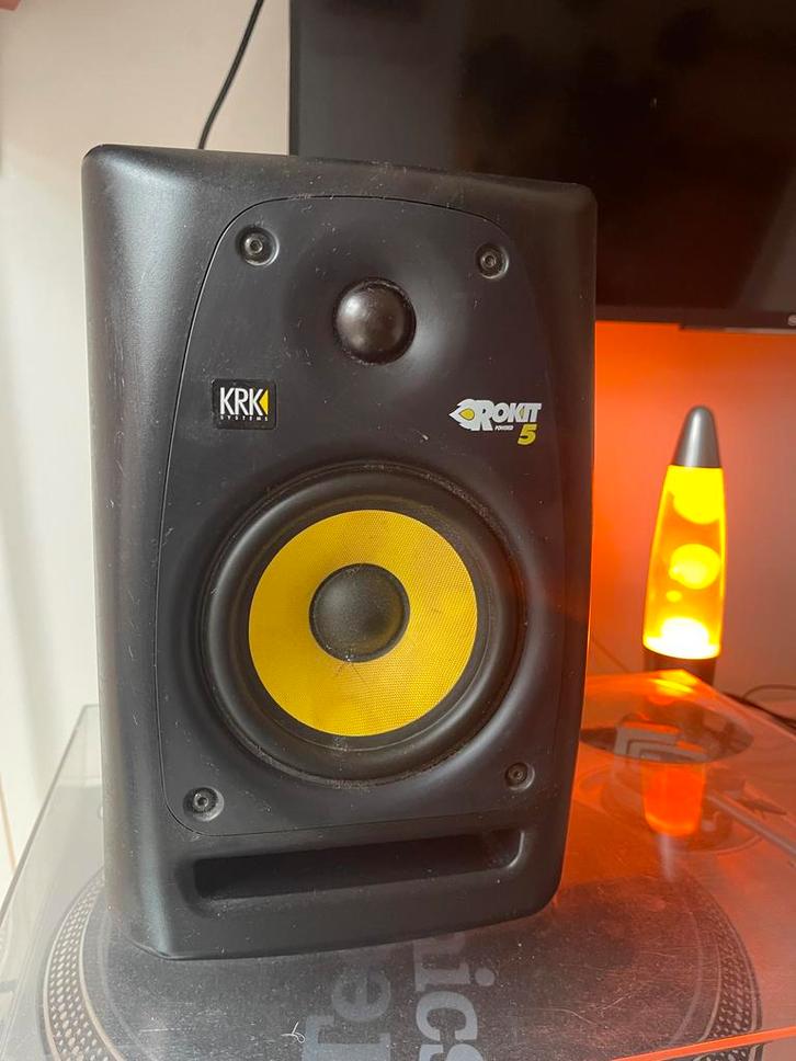 Krk Rokit 5 Studio Monitor (pair), Audio, Tv en Foto, Luidsprekers, Gebruikt, Front, Rear of Stereo speakers, Minder dan 60 watt
