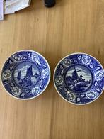 Vintage Delftsblauwe wandborden, Ophalen of Verzenden