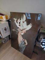 Kare Design glasschilderij Mother of Doves, Ophalen