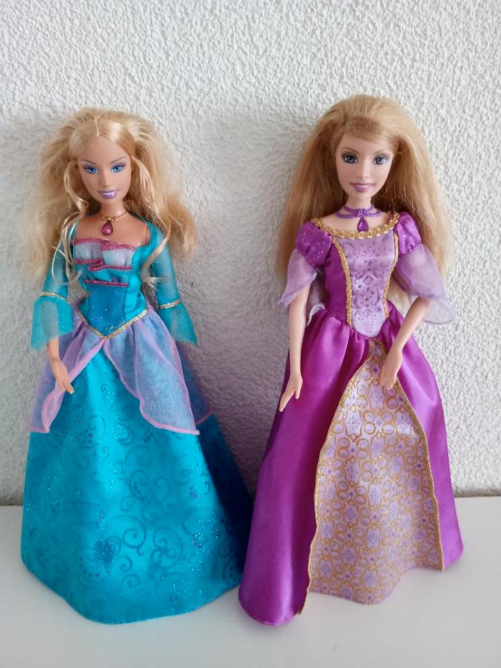 ROSELLA en LUCIANA uit de film Barbie als de Eilandprinses, Verzamelen, Poppen, Gebruikt, Pop, Ophalen of Verzenden