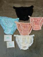 5 Satijnen slipjes, Kleding | Dames, Ondergoed en Lingerie, Verzenden, Slip