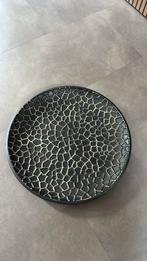 Ronde decoratieve schaal – Zwart & goud met croco print, Ophalen of Verzenden, ., ., .