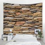 Stenen Wandkleed 3D Wand Kleed Steen Muur Muurkleed Baksteen, Huis en Inrichting, Verzenden, Nieuw, Rechthoekig, 200 cm of meer