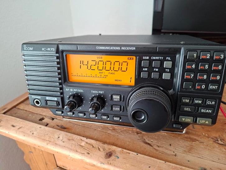 Icom ic R- 75 kortegolf ontvanger, Telecommunicatie, Zenders en Ontvangers, Ontvanger, Ophalen of Verzenden