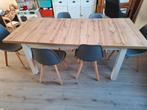 Eetkamertafel Markskel Jysk 193x90x75 inclusief 6 stoelen, Ophalen
