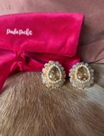 Oorbellen Paulie Pocket (Lily Earrings beige), Sieraden, Tassen en Uiterlijk, Ophalen of Verzenden, Zo goed als nieuw, Roze, Overige materialen