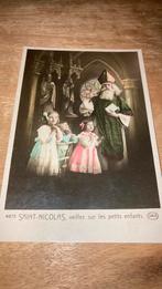 Oude ansichtkaart Sinterklaas Saint-Nicolas, Verzamelen, Ansichtkaarten | Themakaarten, Ophalen of Verzenden, Voor 1920, Gelopen
