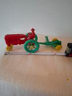 Vintage Ideal  Kunsstof Tractor zie de foto's, Ophalen of Verzenden