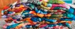 Assortiment splijtbaar borduurgaren, ruim 400 strengen, 6-dr, Hobby en Vrije tijd, Borduren en Borduurmachines, Ophalen of Verzenden