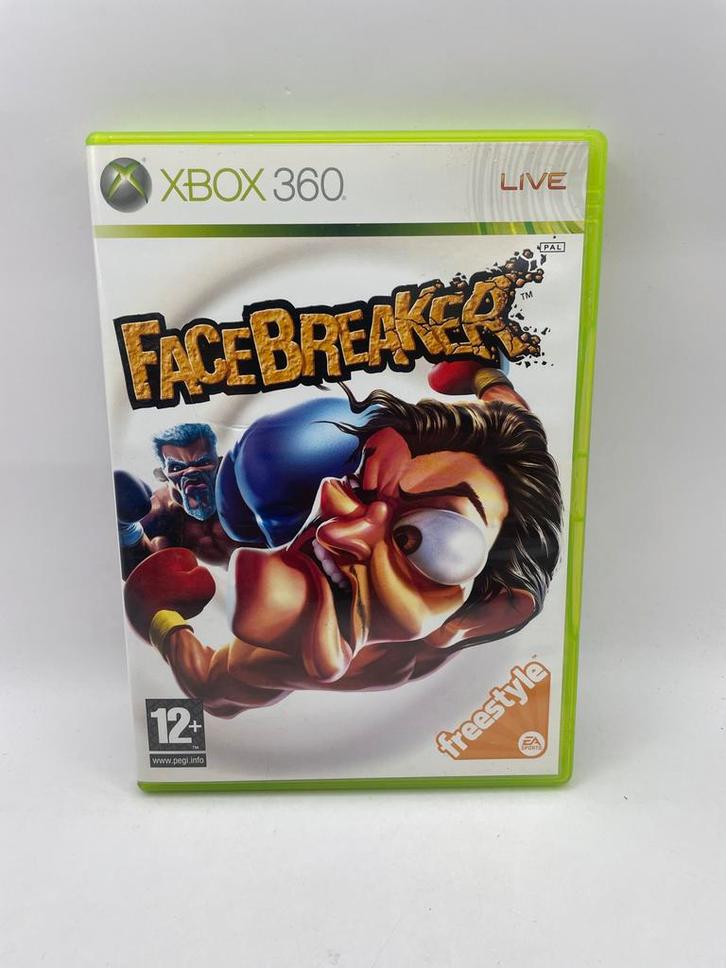 FaceBreaker - Xbox 360, Spelcomputers en Games, Games | Xbox 360, Gebruikt, Vechten, 2 spelers, Vanaf 12 jaar, Eén computer, Ophalen of Verzenden