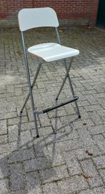 IkEA barkruk Franklin wit, 1 kruk, Ophalen, Gebruikt