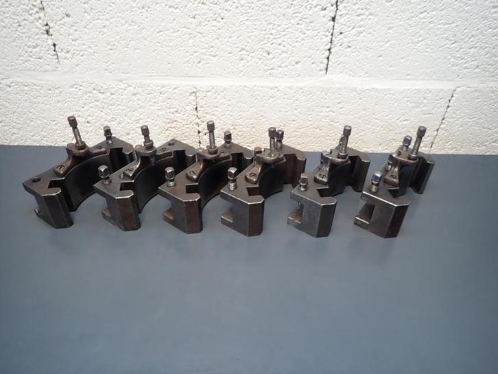 6x Beitelhouder / Snelwisselhouder / Schuitje / Draaibank, Doe-het-zelf en Verbouw, Draaibanken, Gebruikt, Ophalen of Verzenden