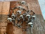 RETRO GABLONZER KETTING ZILVER, Ophalen of Verzenden, Gebruikt