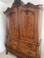 Antieke kast/kabinet/linnenkast, Gebruikt, 100 tot 150 cm, 200 cm of meer, Met lade(s)