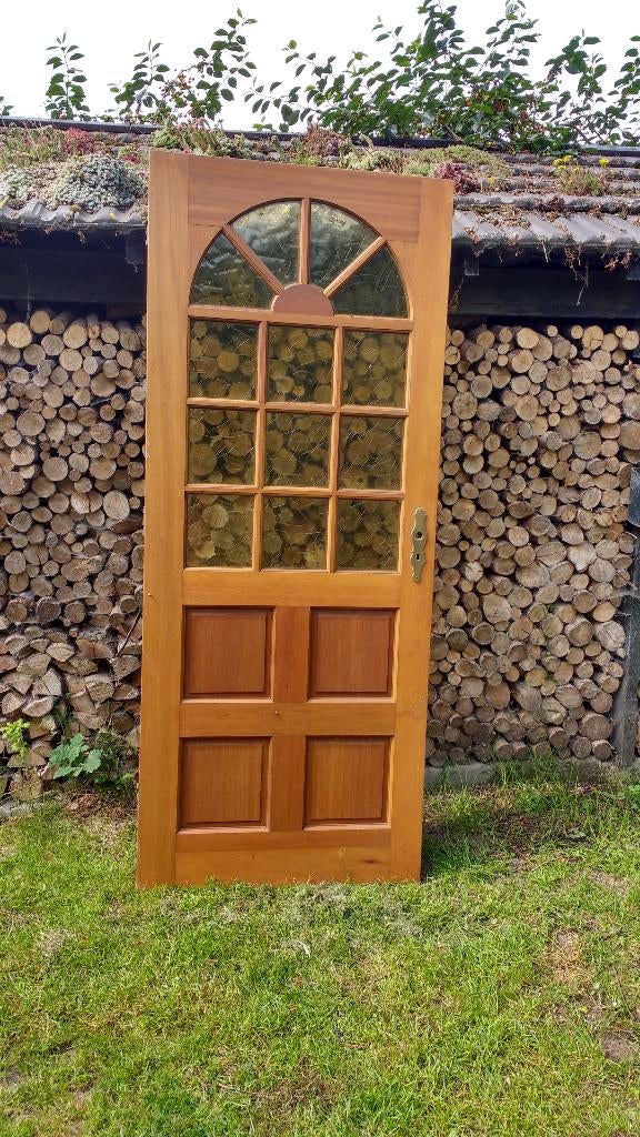 fraaie binnendeur met glas, Huis en Inrichting, Ophalen, Gebruikt