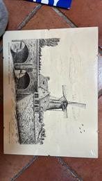 Pentekening Korenmolen Hoofddorp, Ophalen