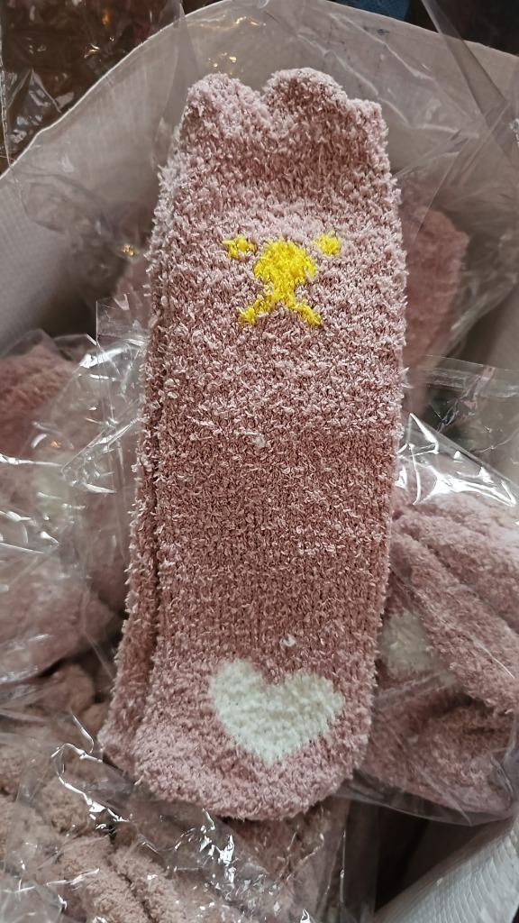 Bulkverkoop warme wollen sokken met leuke print - 575 stuks, Kleding | Heren, Sokken en Kousen, Nieuw, Maat 39 t/m 42, Overige kleuren