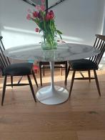 Knoll Marmer Eettafel - Design 1957, Huis en Inrichting, Tafels | Eettafels, Ophalen, Overige materialen, Gebruikt, 100 tot 150 cm