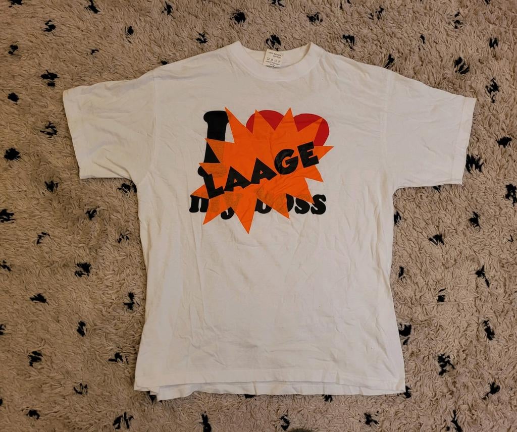 CV DE GIERBOYS BV Carnaval Band Shirt Wit L Laage Alaaf LP, Verzamelen, Ophalen of Verzenden, Zo goed als nieuw, Kleding