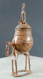 Traditionele rituele bronze beker van het Dogon-volk, Antiek en Kunst, Kunst | Niet-Westerse kunst, Ophalen of Verzenden