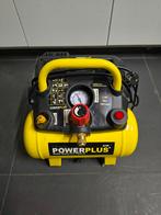Compacte Powerplus Compressor - Ideaal voor kleine klussen, Doe-het-zelf en Verbouw, Compressors, Ophalen, Gebruikt, 6 tot 10 bar