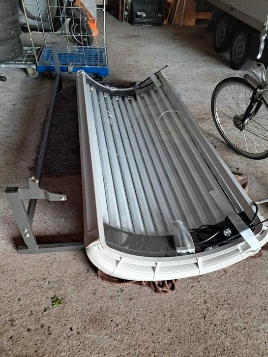 Hapro Jade zonnebank zonnehemel, Witgoed en Apparatuur, Zonnebanken en Gezichtsbruiners, Zo goed als nieuw, Zonnebank enkelzijdig