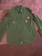 SCOUTINGBLOUSE MAAT L €12,50, Verzamelen, Scouting, Ophalen of Verzenden, Zo goed als nieuw, Kleding