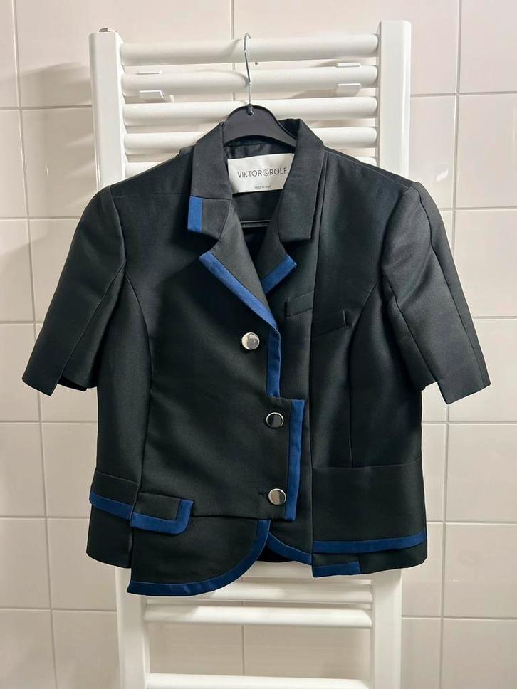 Viktor & Rolf - blazer, Kleding | Dames, Jasjes, Kostuums en Pakken, Nieuw, Jasje, Maat 34 (XS) of kleiner, Zwart, Ophalen of Verzenden