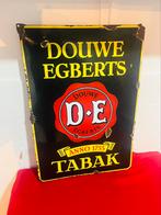 Emaille reclamebord Douwe Egberts Tabak Langcat Bussum, Verzamelen, Merken en Reclamevoorwerpen, Verzenden, Zo goed als nieuw