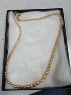 Vintage Parelketting met Strass Sluiting, Sieraden, Tassen en Uiterlijk, Antieke sieraden, Ophalen of Verzenden