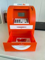 ING Pinautomaat Spaarpot Oranje Speelgoed Bank, Antiek en Kunst, Ophalen of Verzenden