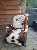 Unieke Stoel van Koeienhuid, Huis en Inrichting, Fauteuils, Ophalen