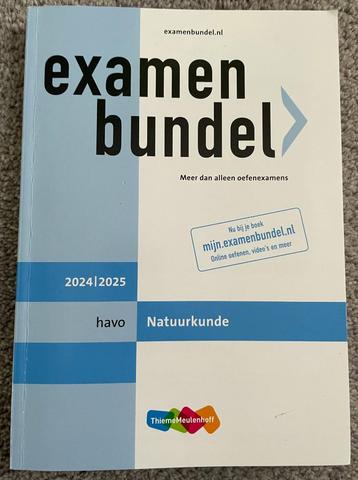 Examenbundel havo 2024/2025 Natuurkunde beschikbaar voor biedingen