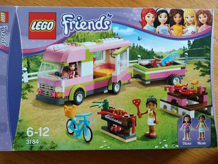 LEGO Friends 3184 Coole Camper - Compleet!, Kinderen en Baby's, Speelgoed | Duplo en Lego, Zo goed als nieuw, Lego, Complete set