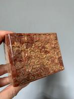 Vintage soapstone speksteen doosje kistje handgemaakt, Ophalen of Verzenden