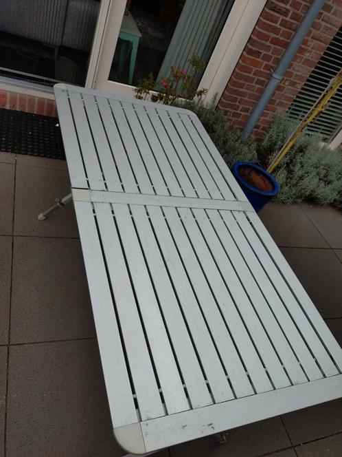 Aluminium Roltafel - Handig en Compact, Tuin en Terras, Tuintafels, Gebruikt, Rechthoekig, Aluminium, Ophalen